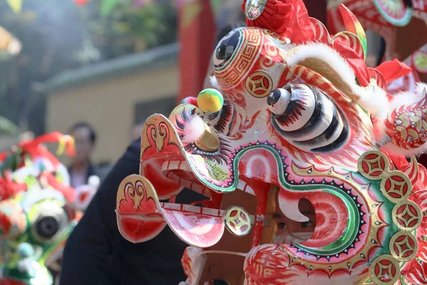 二零零零年一月二十七日天后庙举行的新年活动 — 图库照片