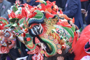 27 Ocak 2020 Tin Hau Tapınağında yeni yıl etkinliği