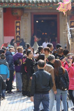 27 Ocak 2020 Tin Hau Tapınağında yeni yıl etkinliği