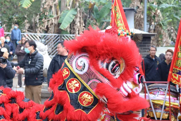 二零零零年一月二十七日天后庙举行的新年活动 — 图库照片