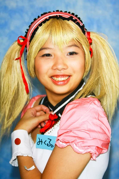 20. prosince 2008 Japonská anime cosplay, portrét cosplay — Stock fotografie