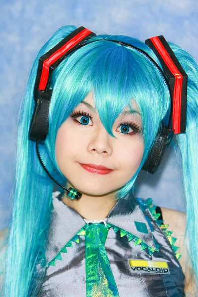 2008. december 20. Japán anime cosplay, cosplay portré — Stock Fotó