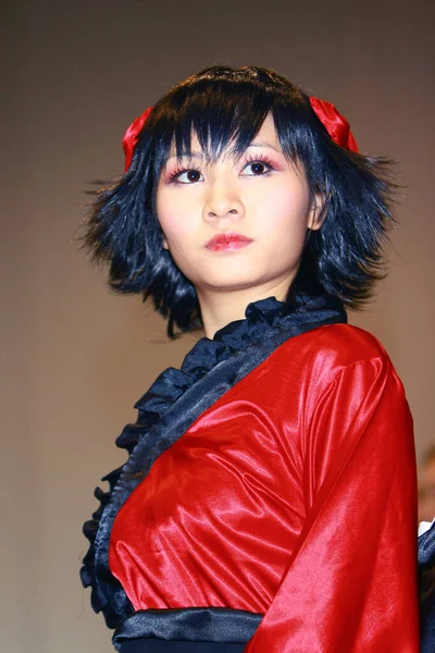 20 Dec 2008 Japoński cosplay anime, portret cosplay — Zdjęcie stockowe