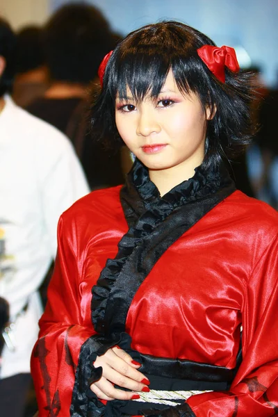 20 Dec 2008 Japoński cosplay anime, portret cosplay — Zdjęcie stockowe