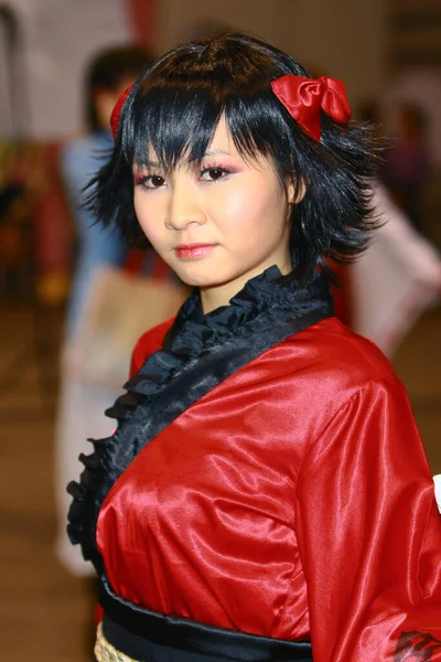 20 Dec 2008 the Japan anime cosplay , portrait of cosplay — Stock Photo, Image