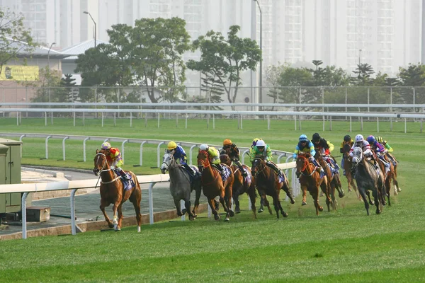 14 dec 2008 cathay pacific hong kong internationale Pferderennen. — Stockfoto