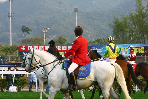 14 dec 2008 Cathay Pacific Hong Kong Internationale Paardenrassen. — Stockfoto