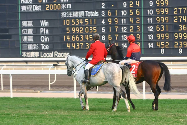 14 dic 2008 Cathay Pacific Hong Kong International Carreras de caballos . — Foto de Stock