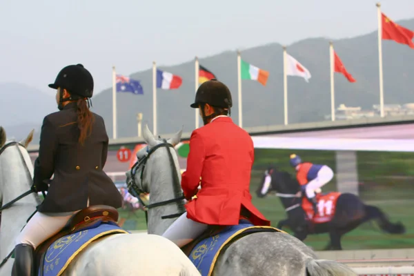 14 Dez 2008 Cathay Pacific Hong Kong International Horse Races . — Fotografia de Stock