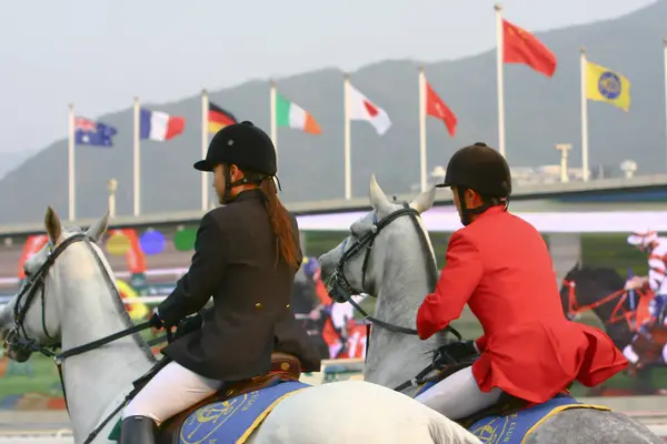 14 Dez 2008 Cathay Pacific Hong Kong International Horse Races . — Fotografia de Stock