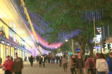16 dec 2008 the christmas lighting at Park Lane Shopper Boulevar
