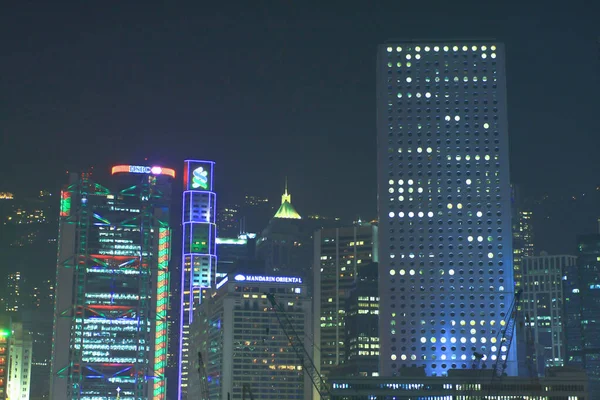 16 dec 2008 the winter of Hong Kong Night View At Christmas — Stockfoto