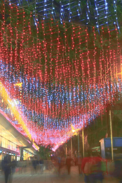 16 dec. 2008 A karácsonyi világítás a Park Lane Shopper Boulevar — Stock Fotó