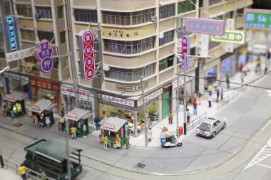 11 Şubat 2020 Hong Kong 'da ölçülen minyatür figürler