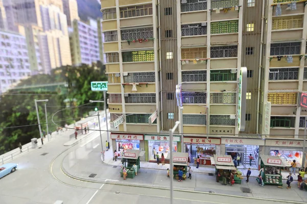 11 Fev 2020 Marcos e figuras em miniatura escalados em hong kong — Fotografia de Stock