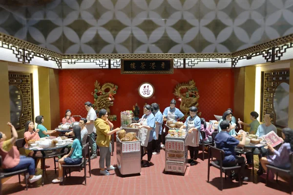 11 Feb 2020 the scale of model display hk restaurant — Φωτογραφία Αρχείου
