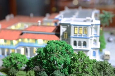 11 Şubat 2020 HK 'da 1881 Miras' a ait model nesneler inşa ediliyor.