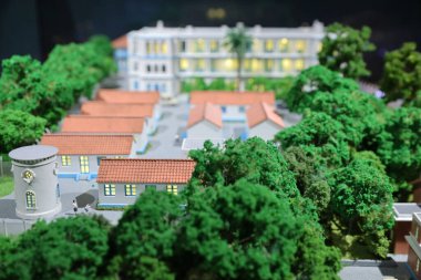 11 Şubat 2020 HK 'da 1881 Miras' a ait model nesneler inşa ediliyor.