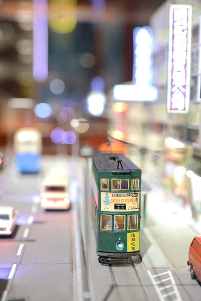 11. února 2020 Památky a miniaturní figurky zmenšené na starém hongkongu — Stock fotografie