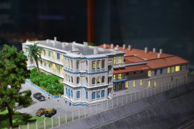 11 Şubat 2020 HK 'da 1881 Miras' a ait model nesneler inşa ediliyor.