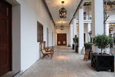 11 Şubat 2020 1881 Heritage 'daki salon. Hong Kong