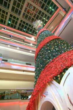 Hong Kong Alışveriş Merkezi 'nde Noel kutlaması. 3 Aralık 2008