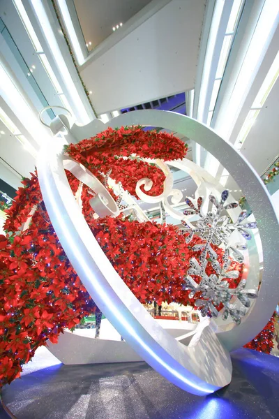 Festlig Jul Hong Kong Köpcentrum December 2008 — Stockfoto
