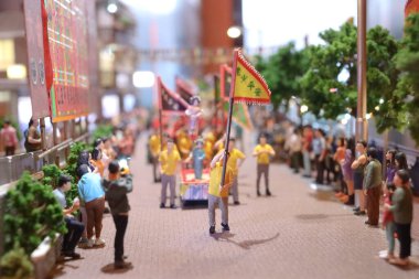  ols Hong Kong 'un maketinin kutsallığının eğlencesi 17 Şubat 2020  