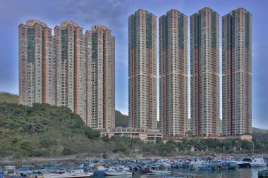 Hong Kong 'un güneyinde. 28 Şubat 202.