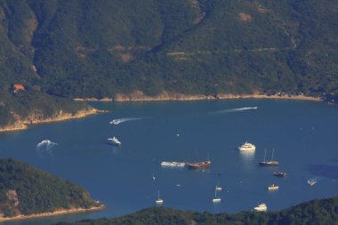 Violet Hill 'in Doğa Bakış Alanı Hong Kong 29 Kasım 2008