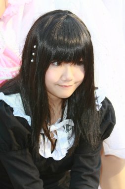 Japonya Cosplay Festivali 'nin 23 Kasım 2008' deki karakterleri olarak Cosplayer 