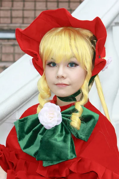 Japonya Cosplay Festivali Nin Kasım 2008 Deki Karakterleri Olarak Cosplayer — Stok fotoğraf