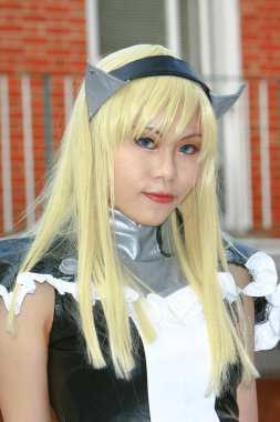 Japonya Cosplay Festivali 'nin 23 Kasım 2008' deki karakterleri olarak Cosplayer 
