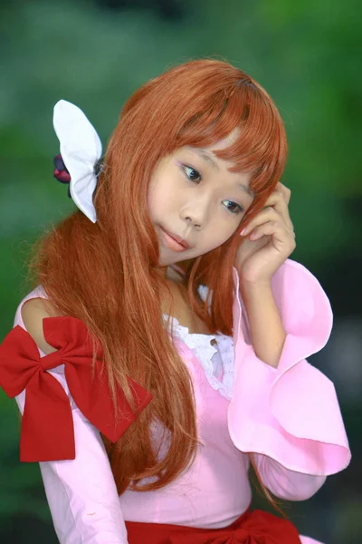 Japonya Cosplay Festivali Nin Kasım 2008 Deki Karakterleri Olarak Cosplayer — Stok fotoğraf