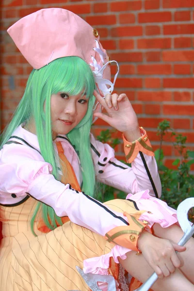 Japonya Cosplay Festivali Nin Kasım 2008 Deki Karakterleri Olarak Cosplayer — Stok fotoğraf