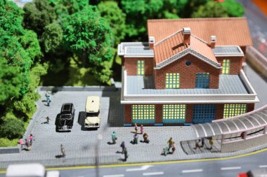  HK 11 Şubat 2020 'de 1881 Miras' ın model nesneleri inşa ediliyor. 