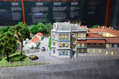  HK 11 Şubat 2020 'de 1881 Miras' ın model nesneleri inşa ediliyor. 