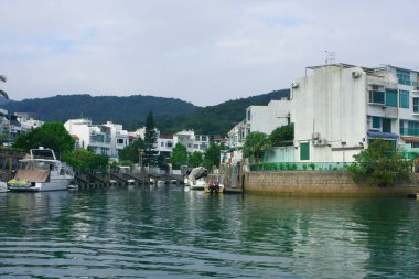 Sai kung Hong Kong 'daki Marina Koyu 22 Kasım 2008