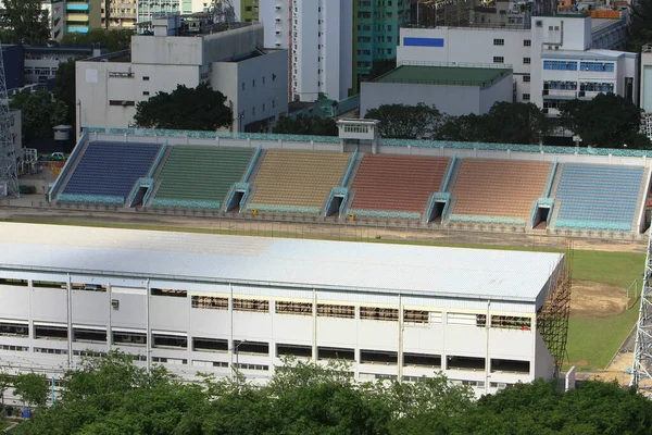 Hongkong Yuen Long Stadium Staden Juni 2008 — Stockfoto