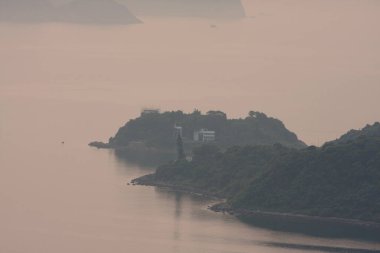 Port Shelter sai kung 'un güneş doğuşu 26 Temmuz 2008 