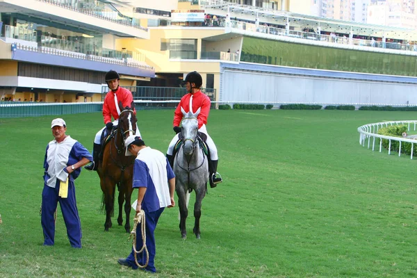 Out 2008 Corrida Cavalos Esporte Popular — Fotografia de Stock