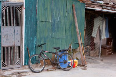 Hong Kong 'daki Lei Yue Mun balıkçı köyü 23 Nisan 2008 