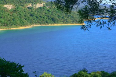 Ada rezervuarı, Sai Kung, Hong Kong. 16 Kasım 2008