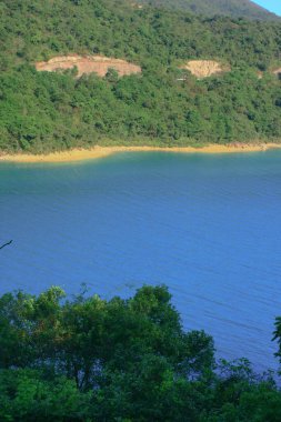 Ada rezervuarı, Sai Kung, Hong Kong. 16 Kasım 2008
