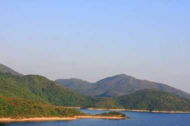 Ada rezervuarı, Sai Kung, Hong Kong. 16 Kasım 2008