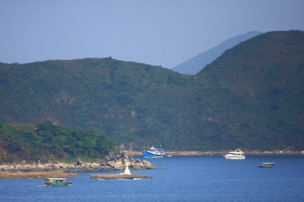 Wrz 2008 Krajobraz Wybrzeża Sai Kung Hong Kong — Zdjęcie stockowe