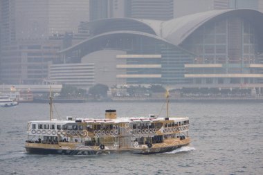  Hong Kong 'daki LV reklam gemisi. 16 Mart 2008