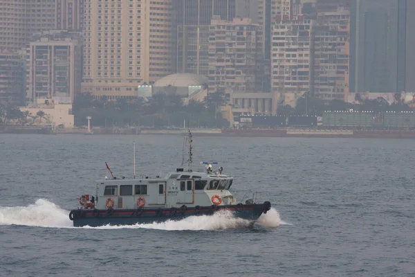 Die Victoria Harbor Tagesansicht Bei März 2008 — Stockfoto