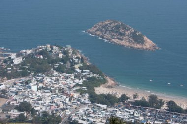 Hong Kong yürüyüş yolu manzarası Dragon Back
