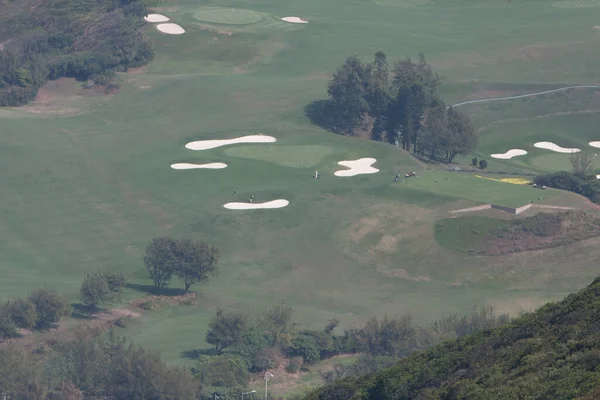 Aerial View Shek Country Club Golf Course March 2008 — Stock Photo, Image
